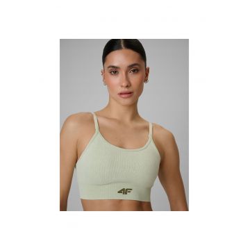 Bustiera sport dama -  pentru antrenament - fara cusaturi - verde
