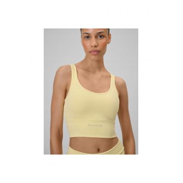 Bustiera sport dama -  uscare rapida - pentru yoga - galben