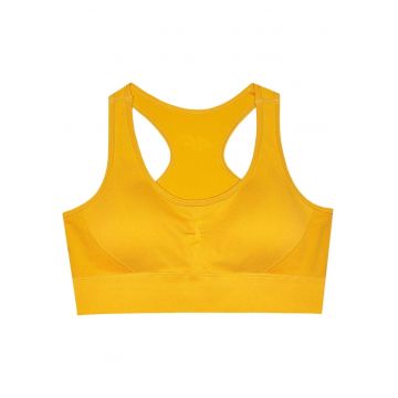 Bustiera sport  F116 - sintetic - cupe detasabile - galben