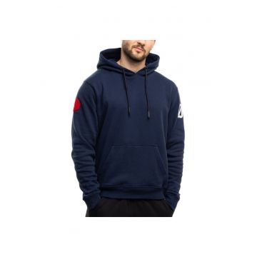 Hanorac  bleumarin - cu gluga - fara fermoar - Oz93893