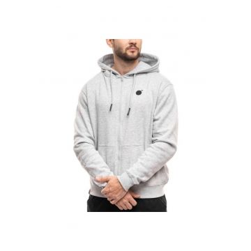 Hanorac  cu fermoar - gri - barbati
