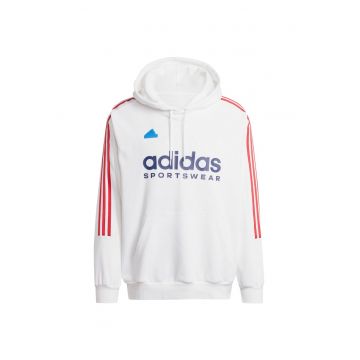 Hanorac sport barbati -  bumbac/poliester - alb -