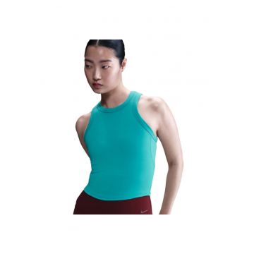 Maiou sport femei -  Dri-fit One - fara maneci - verde - material respirabil