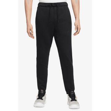 Pantaloni cu talie ajustabila pentru baschet - Negru