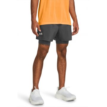 Pantaloni scurti cu aspect 2in1 pentru alergare Launch 5