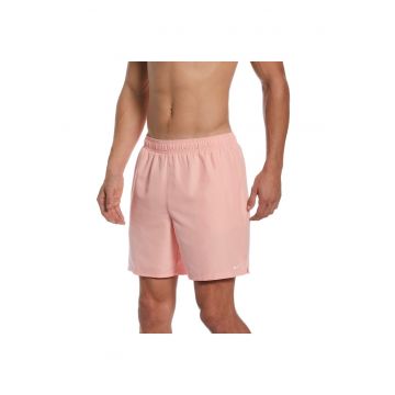 Pantaloni scurti de inot pentru barbati -  Poliester - Roz -