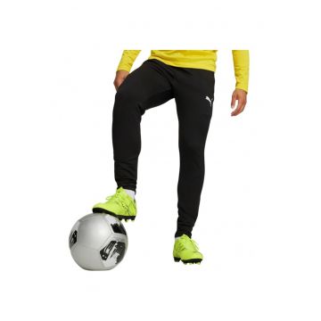 Pantaloni sport barbati -  Team Goal Slim - negru - material tehnic