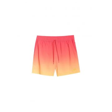 Sorturi Plaja  Galben Barbati - Poliester - Uscare Rapida - Buzunare Velcro - Marimi S-XXL - Pentru Inot si Activitati de Vara