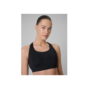 Sutien sport dama -  suport mediu - material elastic - negru