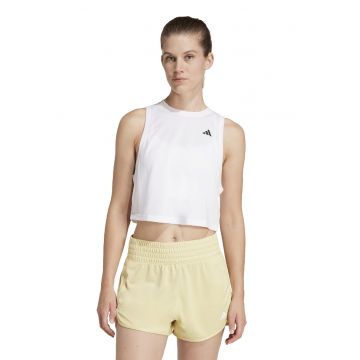 Top crop cu croiala lejera - pentru fitness