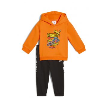 Trening cu imprimeu Hot Wheels - Negru/Portocaliu stins