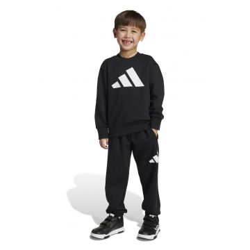 Trening cu imprimeu logo - Alb/Negru