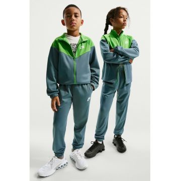 Trening cu talie elastica - Verde lime/Verde persan