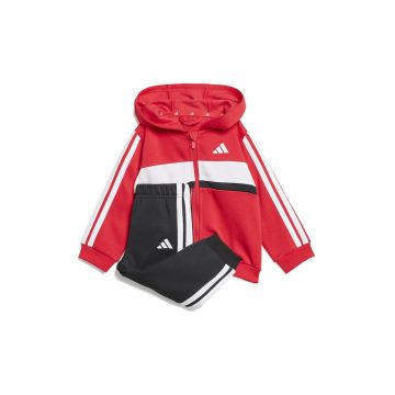 Trening din amestec de bumbac cu imprimeu logo - Rosu/Alb/Negru