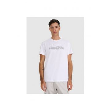 Tricou barbat  bumbac confortabil - alb