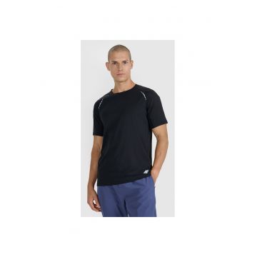 Tricou Sport Barbati -  Reflectorizant - Ventilatie Superioara - Uscare Rapida - Confortabil - Negru