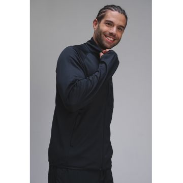 Bluza de trening cu fermoar - pentru trekking Triple Canyon - Negru stins