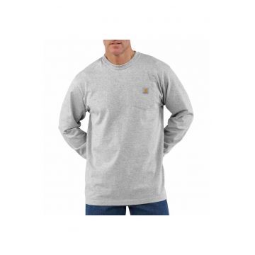 Bluza sport barbati -  Model Heavyweight Pocket - Gri - S/L