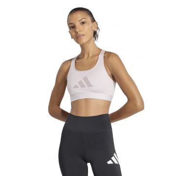 Bustiera cu logo - pentru fitness - Roz deschis