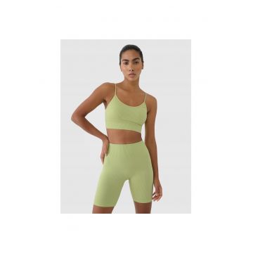 Bustiera sport  bretele subtiri - elastan/sintetic - verde