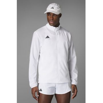 Jacheta lejera cu finisaj rezistent la apa - pentru alergare Adizero Essentials - Alb