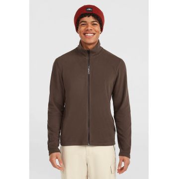 Jacheta slim-fit din fleece cu fermoar - pentru schi FWC Cruz Jack - Maro inchis