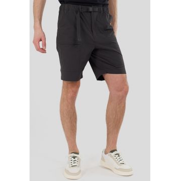 Pantaloni scurti cu talie ajustabila - pentru trekiing Elkford - Gri antracit