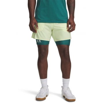 Pantaloni scurti pentru fitness Vanish Elite - Verde pal