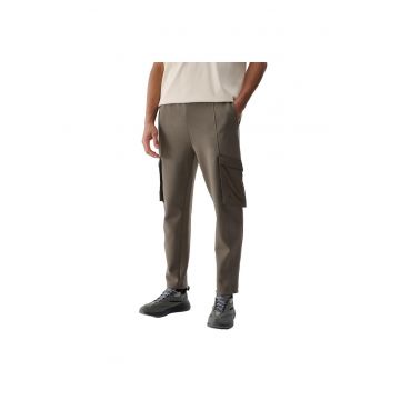 Pantaloni sport barbati  maro - casual - bumbac - poliester