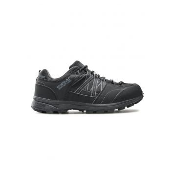 Pantofi sport barbati  300623008 - Piele ecologica/Textil - Negru - Negru