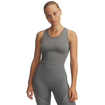 Top fara cusaturi pentru antrenament Vanish - Gri