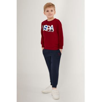 Trening cu imprimeu logo - Albastru ultramarin/Rosu inchis