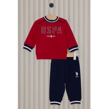 Trening cu logo - Rosu/Negru