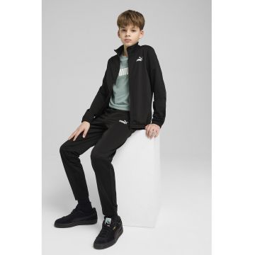 Trening cu pantaloni lungi si logo - Negru