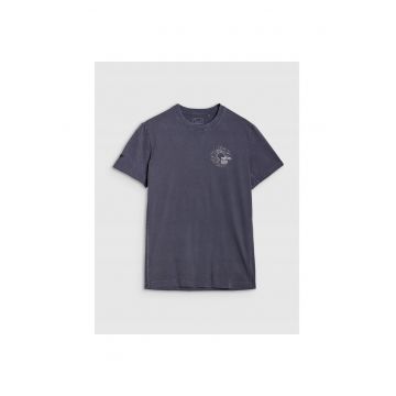 Tricou barbati  gri - bumbac