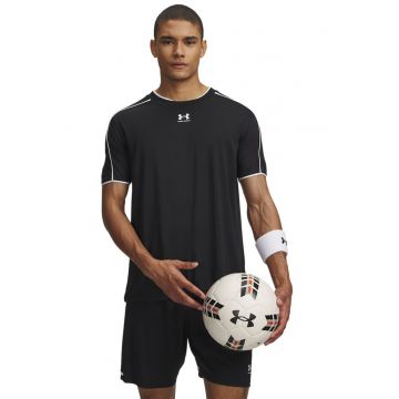 Tricou cu decolteu la baza gatului si logo pentru fotbal Challenger