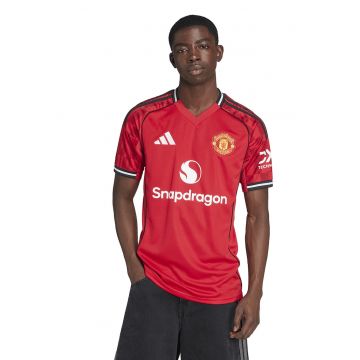 Tricou cu imprimeu logo pentru fotbal - Rosu