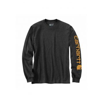 Tricou cu maneca lunga -  Bumbac/Poliester - Gri -