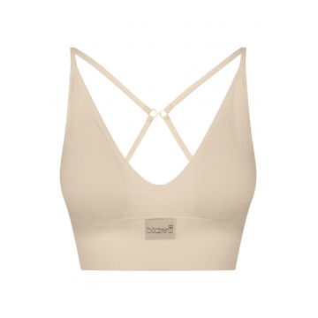 Bustiera dama -  Bumbac - Alb