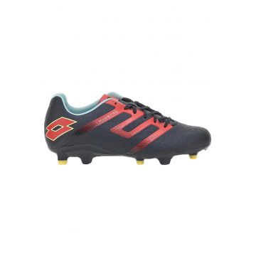 Ghete fotbal  Maestro 700 V FG - negru si rosu - material sintetic - set pentru gazon natural