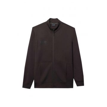 Jacheta sport barbati  croiala regulata - doua buzunare laterale - negru - bumbac-poliester -