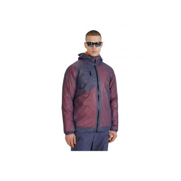 Jacheta tehnica  impermeabila - rezistenta la vant - albastru/rosu - poliamida -