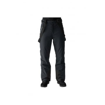 Pantaloni pentru schi  4FWAW24TFTRM0775 - impermeabili - cu bretele detasabile - poliester - negru