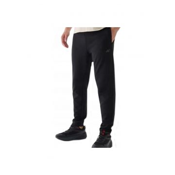 Pantaloni sport barbati -  Bumbac - Negru -