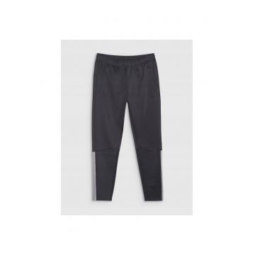 Pantaloni sport barbati  uscare rapida - negru - poliester -