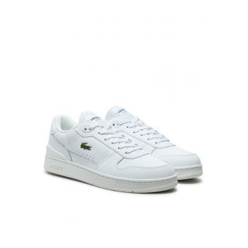 Pantofi  barbati - piele naturala - alb - sport -