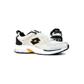 Pantofi sport barbati  alergare - foarte usori - alb - material sintetic si textil -