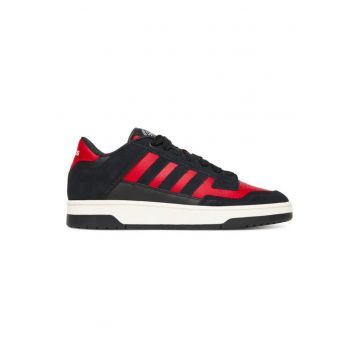Pantofi sport barbati -  Rapid Court Low - negru/rosu - piele ecologica