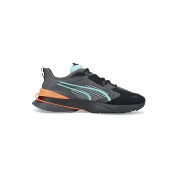 Pantofi sport cu garnituri de piele intoarsa Pwrframe OP-1 - Negru
