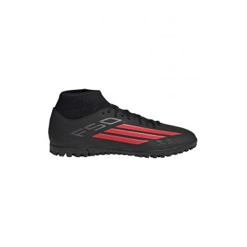Pantofi sport din material textil cu logo - pentru fotbal F50 Club - Rosu/Negru